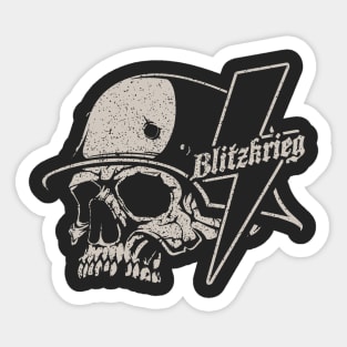 WW2 Germany Blitzkrieg Vintage Sticker